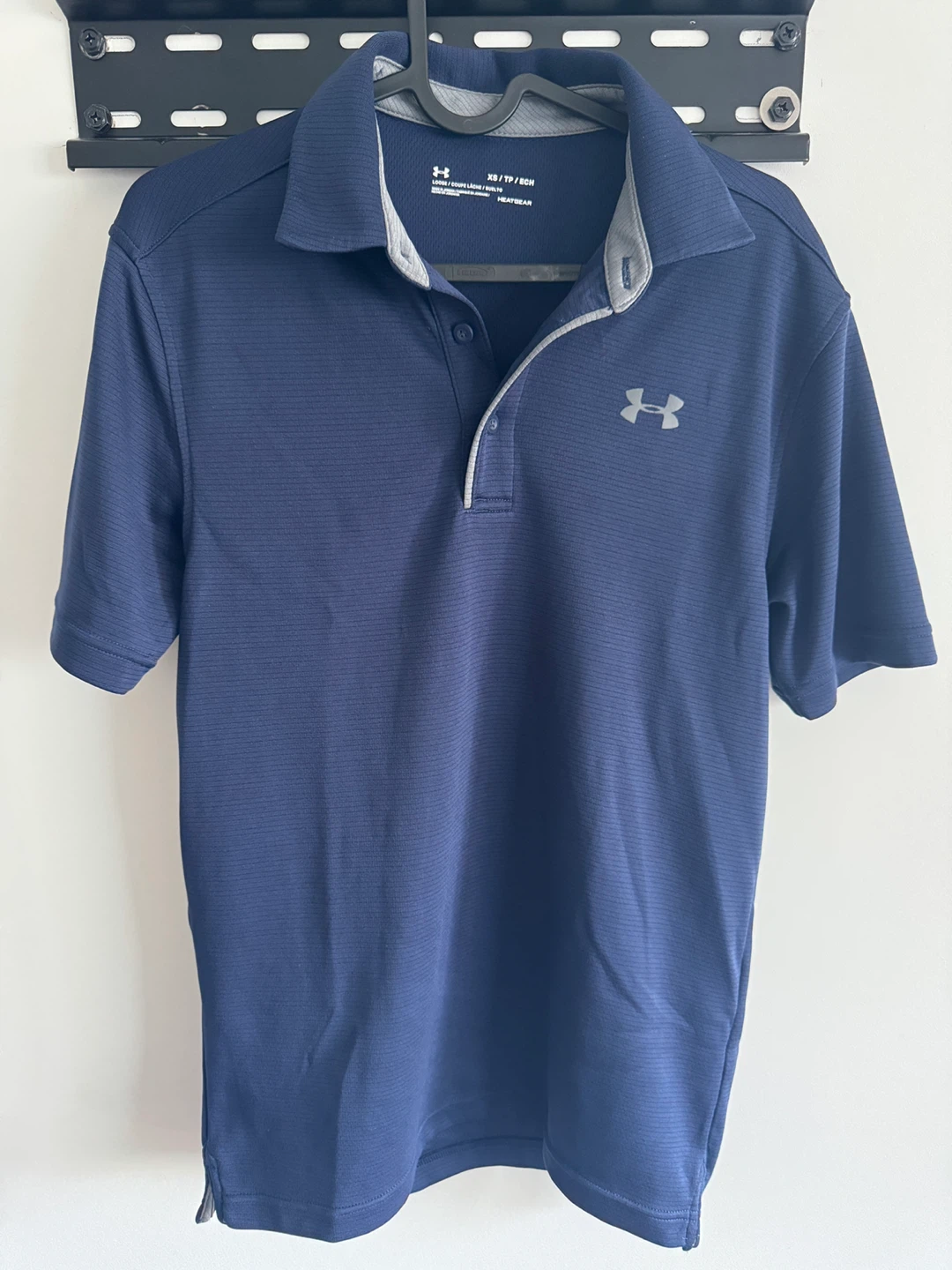 Under Armour Men's Navy Blue Polo Shirt XS/TP/ECH