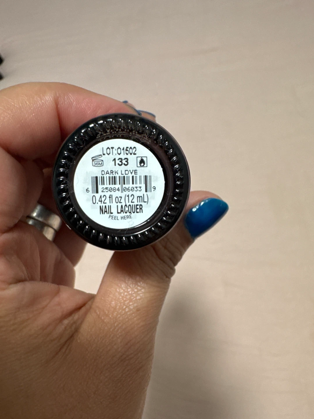 Aurora Gel Effect Nail Lacquer "Dark Love" - 12ml - photo 2
