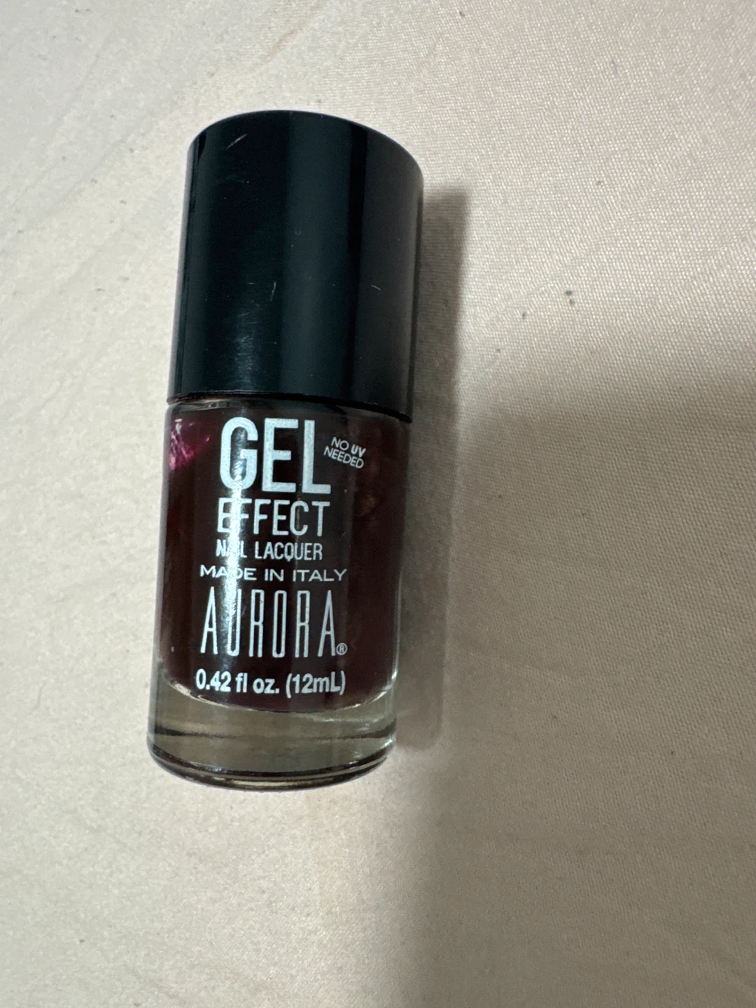 Aurora Gel Effect Nail Lacquer "Dark Love" - 12ml