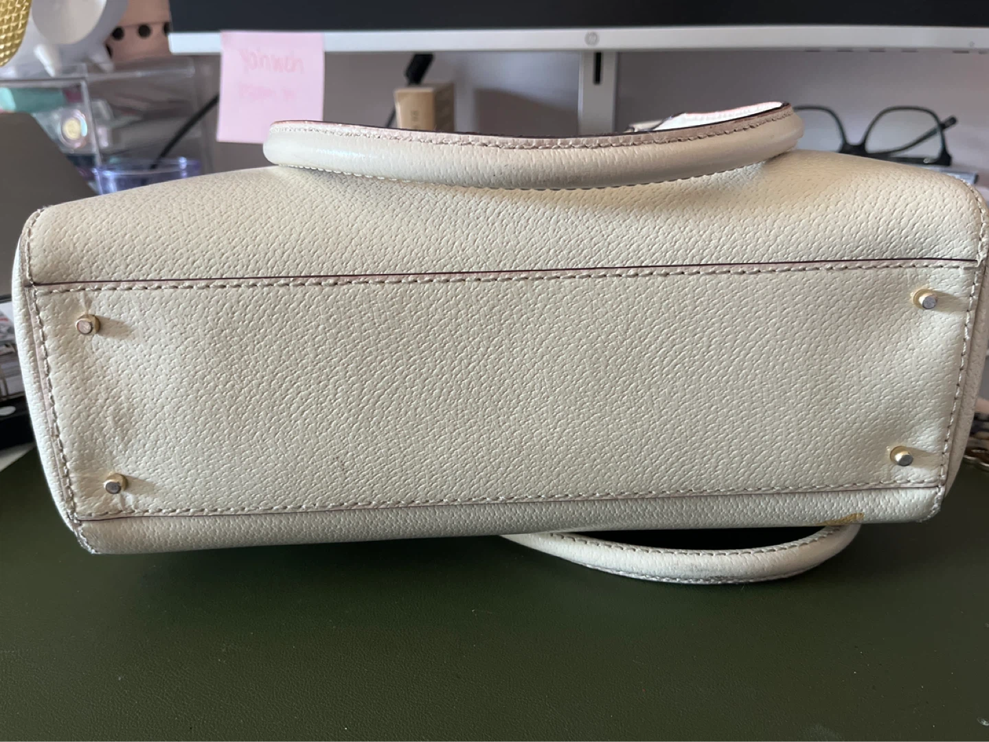 Kate Spade New York Cream Leather Tote Bag - photo 5