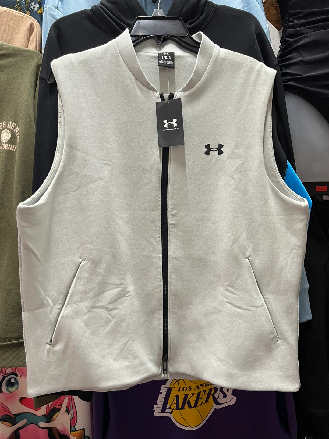 New Under Armour Men's Loose Fit Sleeveless Vest L/G