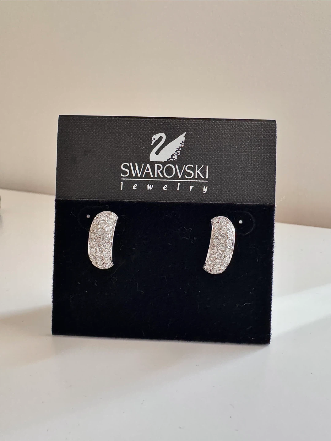 Swarovski Crystal Hoop Earrings