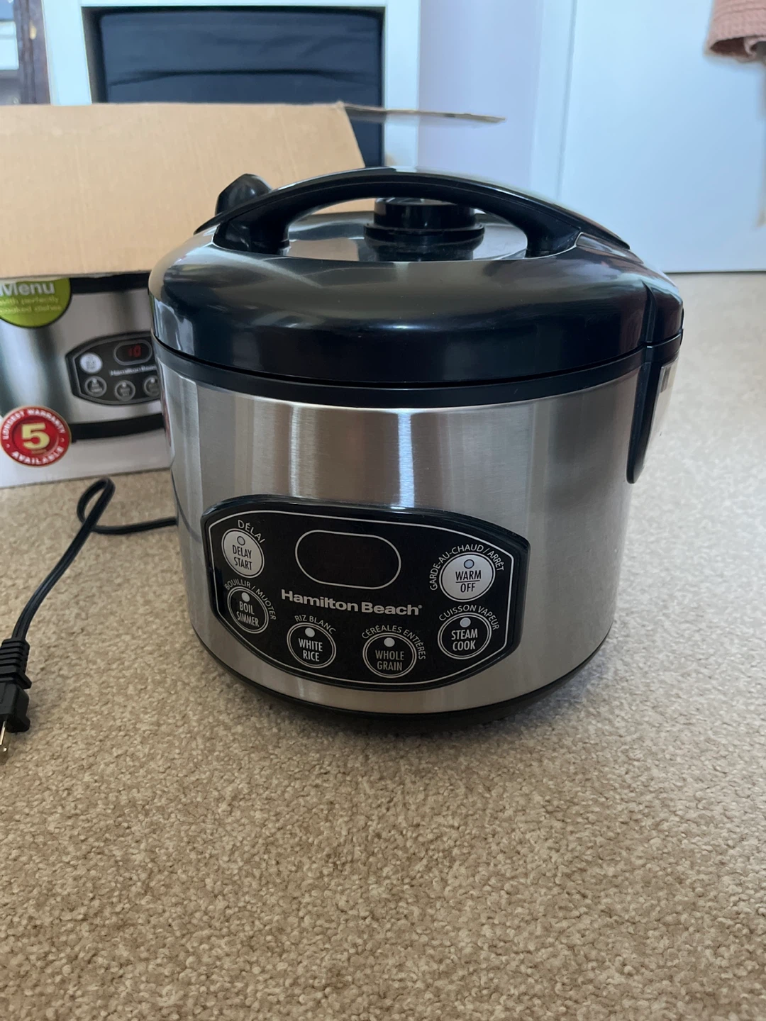 Hamilton Beach Digital Rice Cooker/Steamer - photo 3