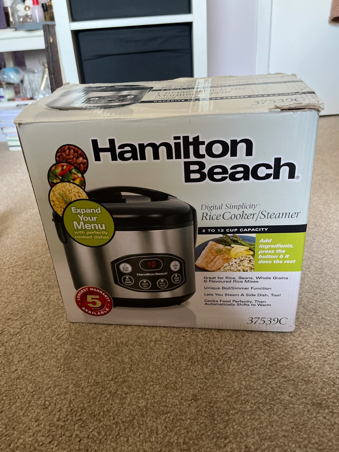 Hamilton Beach Digital Rice Cooker/Steamer