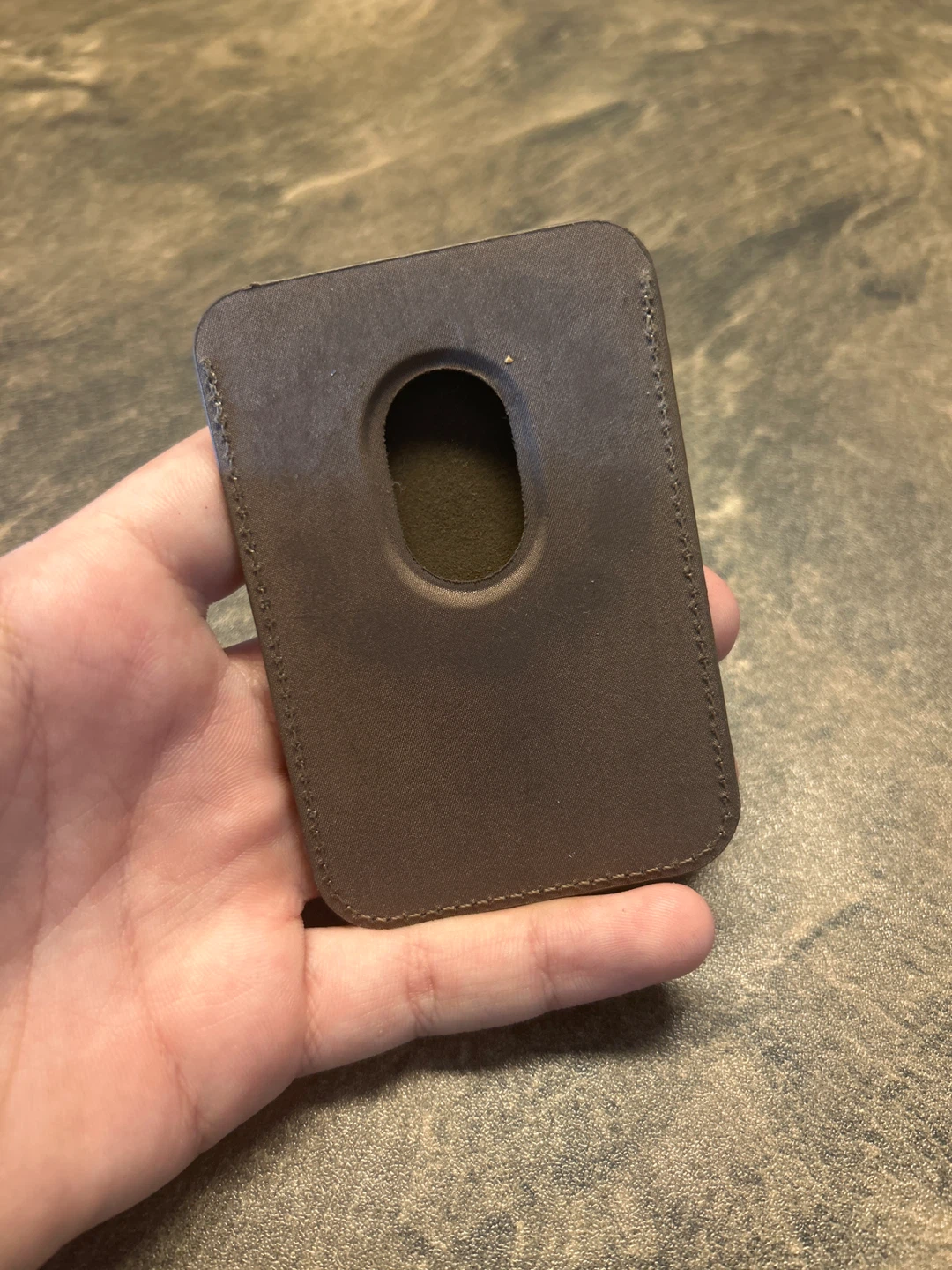Brown Leather Wallet Card Holder - photo 2