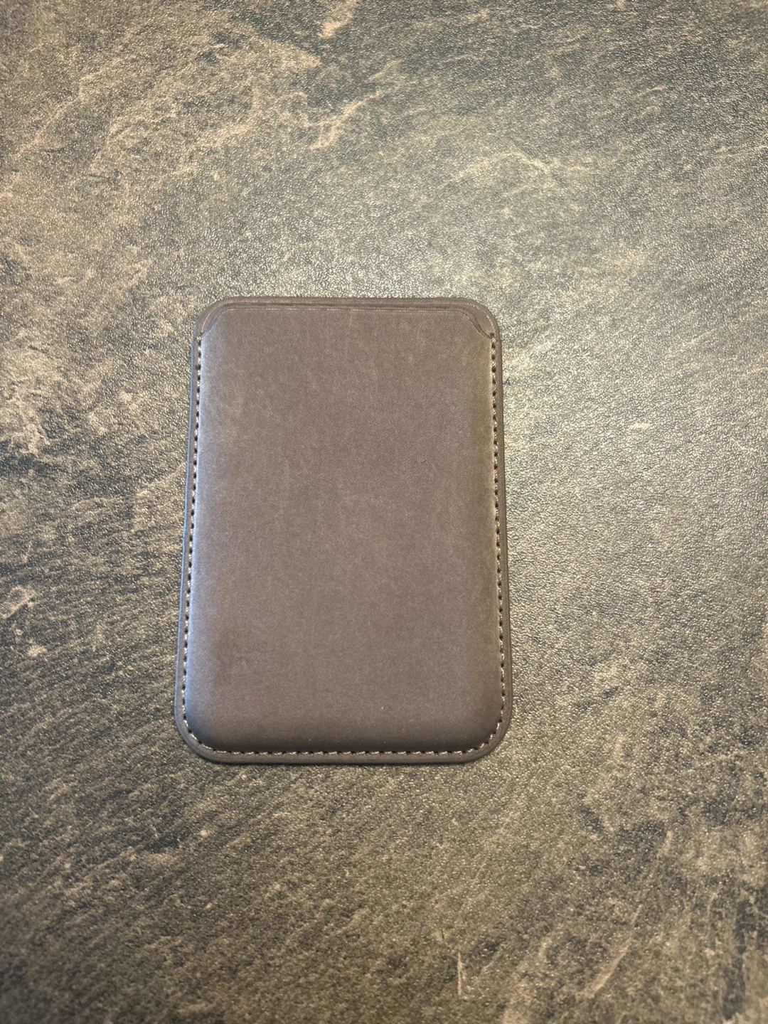 Brown Leather Wallet Card Holder