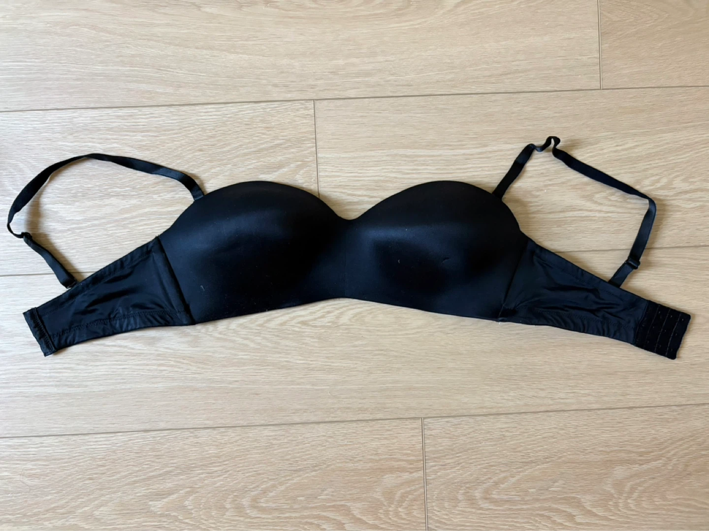 b.tempt'd Black wireless Strapless Bra 36C wacoal - photo 2