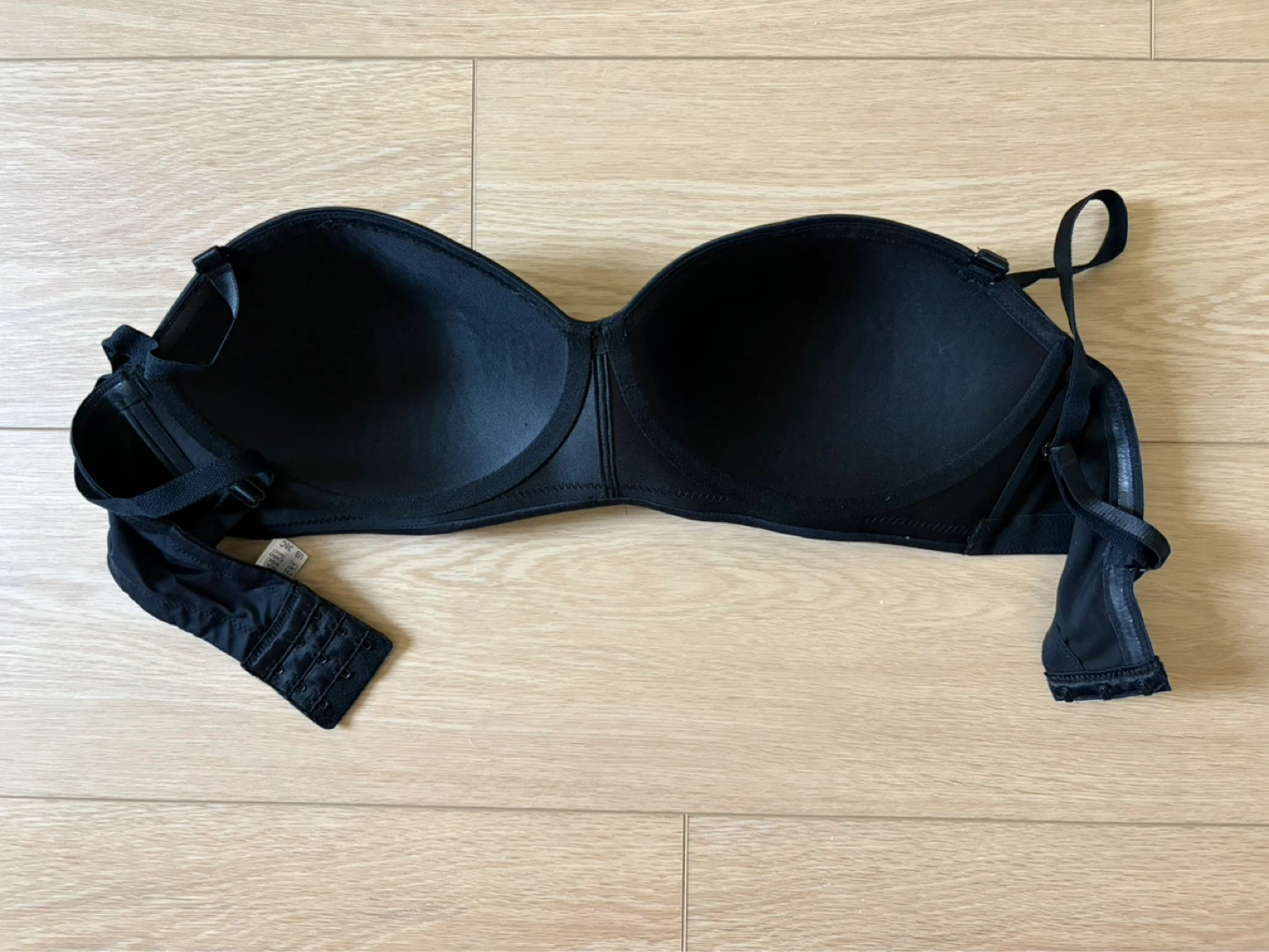 b.tempt'd Black wireless Strapless Bra 36C wacoal - photo 3