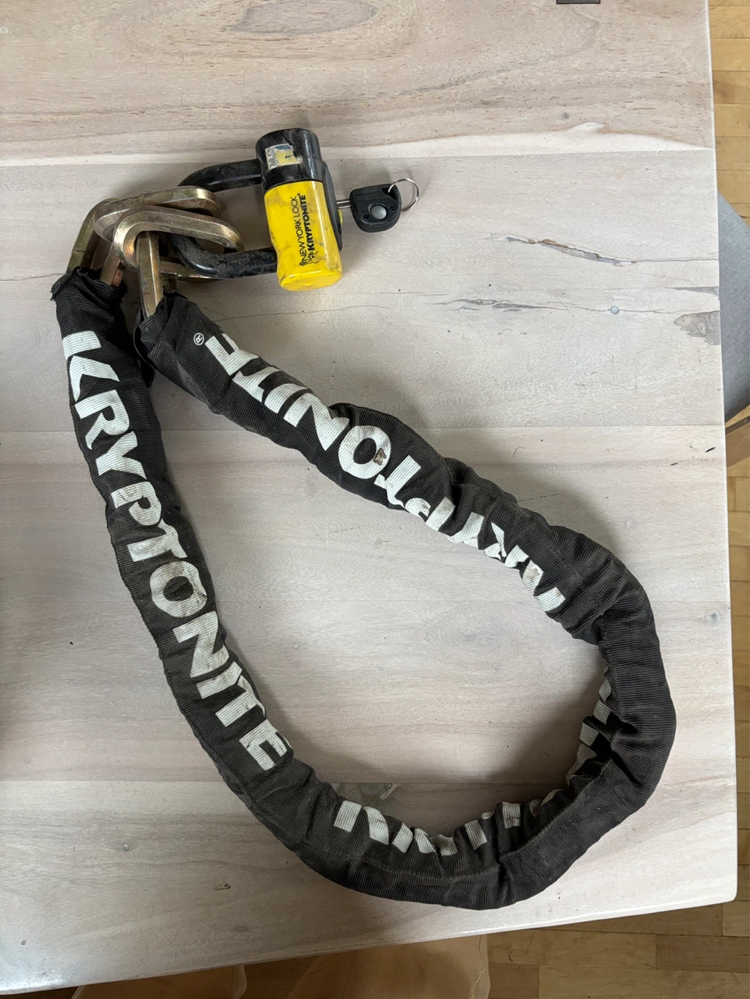 Kryptonite New York Fahgettaboudit Chain & Disc Lock - photo 2