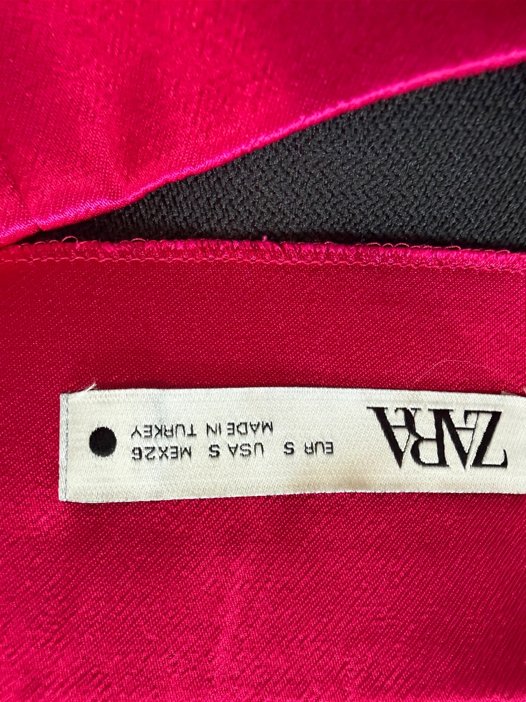 Zara Pink Satin Mini Skirt Size S - photo 3