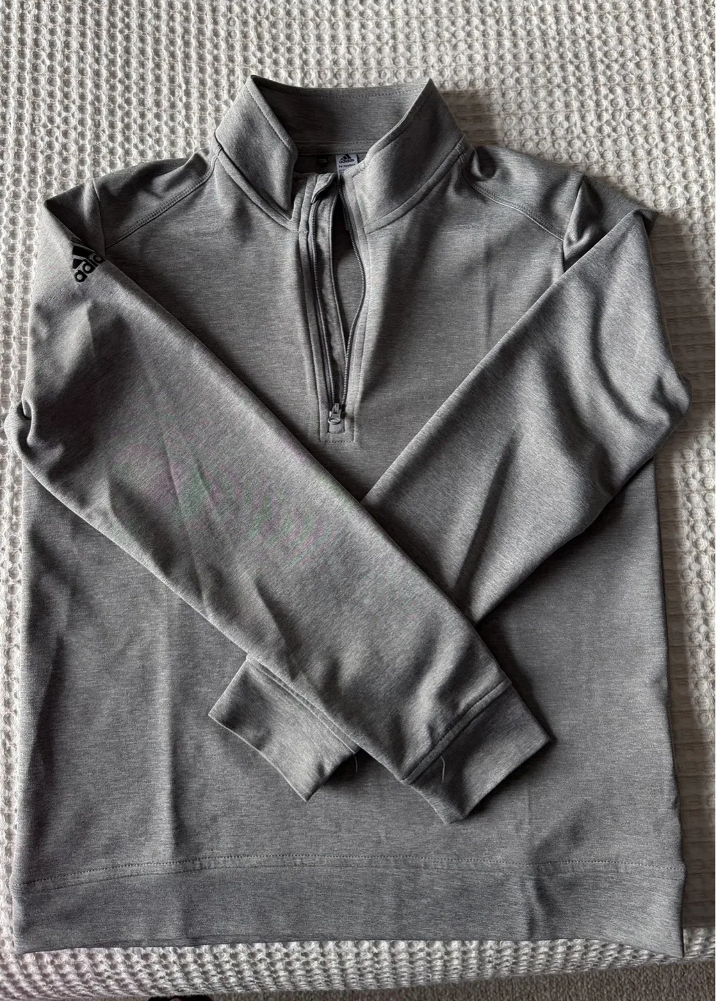 Adidas Primegreen Quarter Zip Pullover - Grey