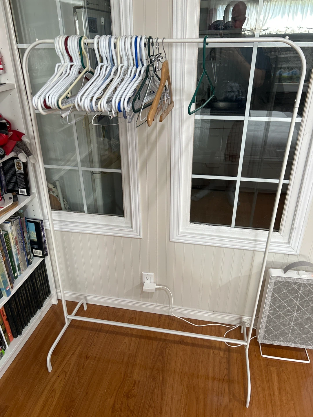 IKEA Garment Rack with Hangers