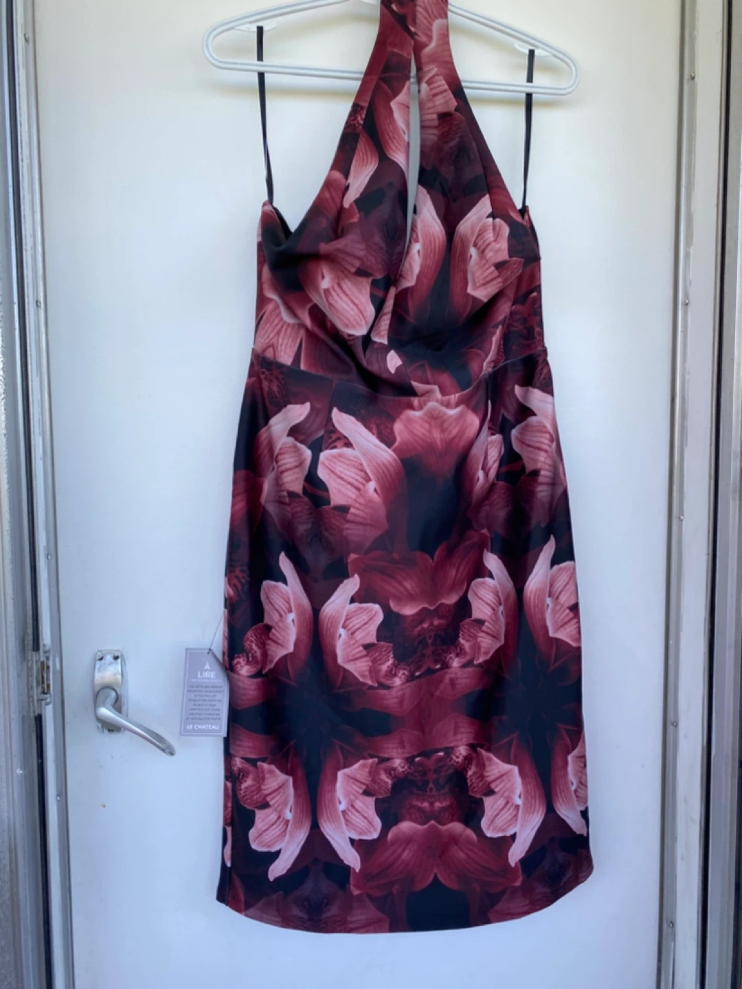 New Le Château Floral Halter Dress XL
