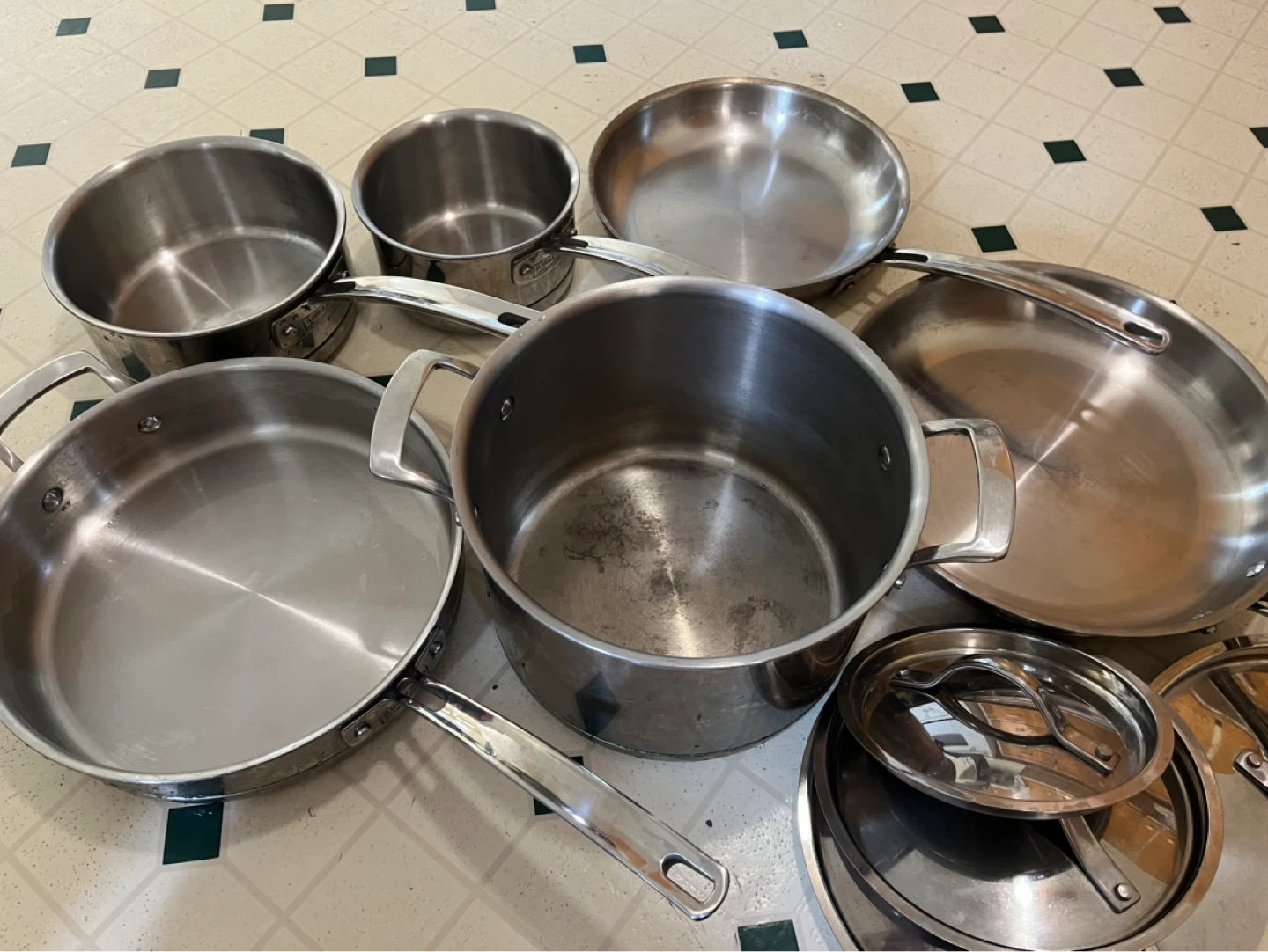Kirkland Signature 5-ply Clad Stainless Cookware Set, 10-pieces - photo 2
