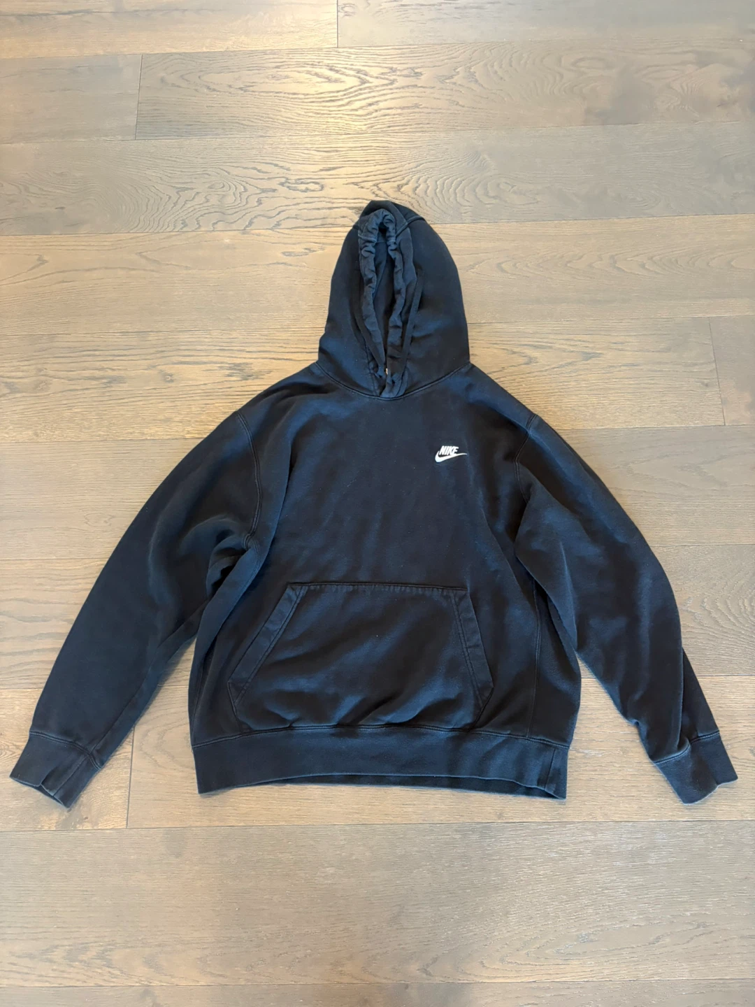 Nike men’s black hoodie sz large very good cond ret $120 - photo 2