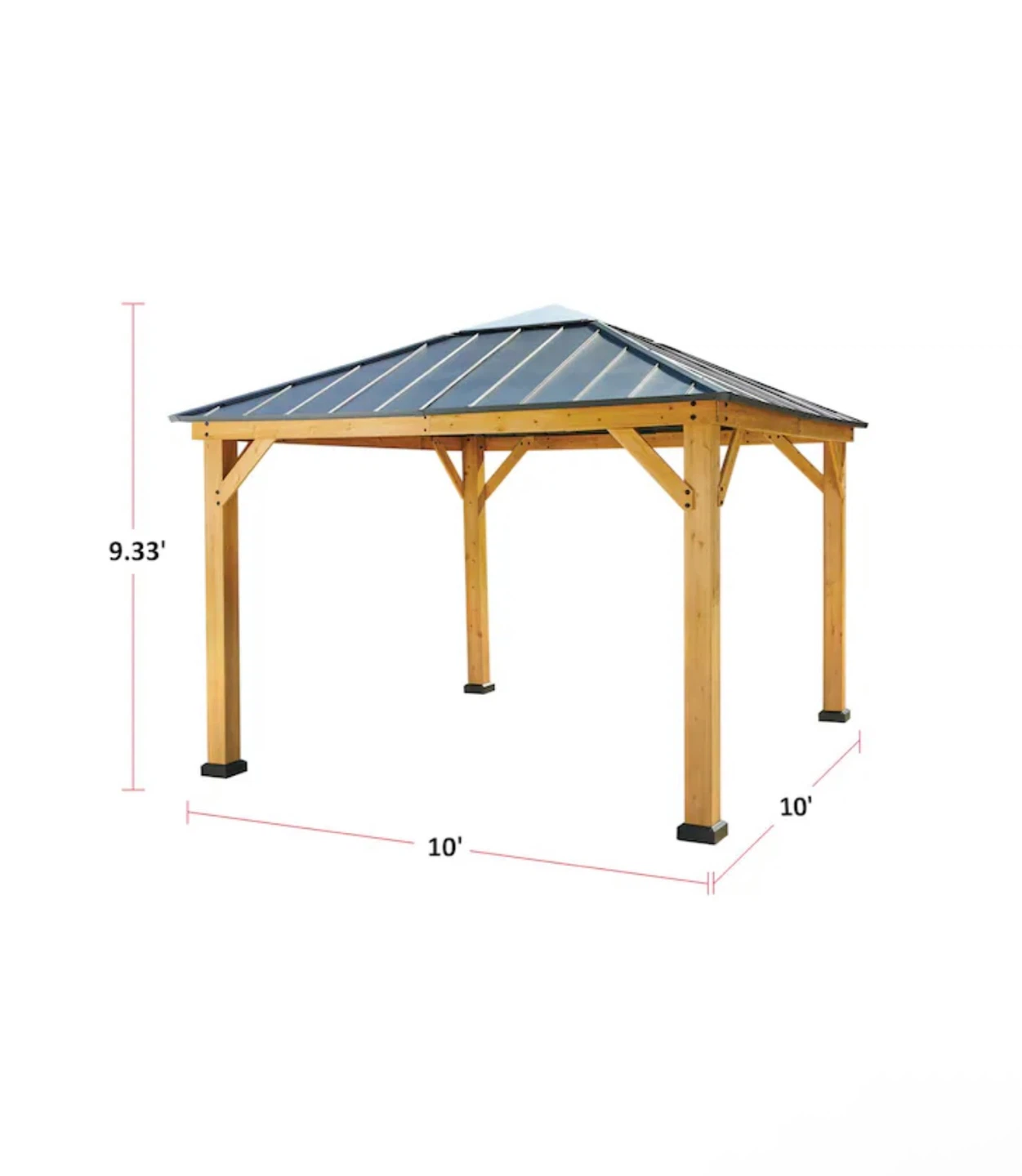 New CANVAS Kingsmere Single Tier Gazebo, 10-ft x 10-ft