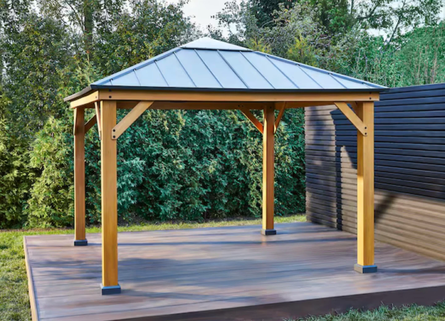 New CANVAS Kingsmere Single Tier Gazebo, 10-ft x 10-ft - photo 4