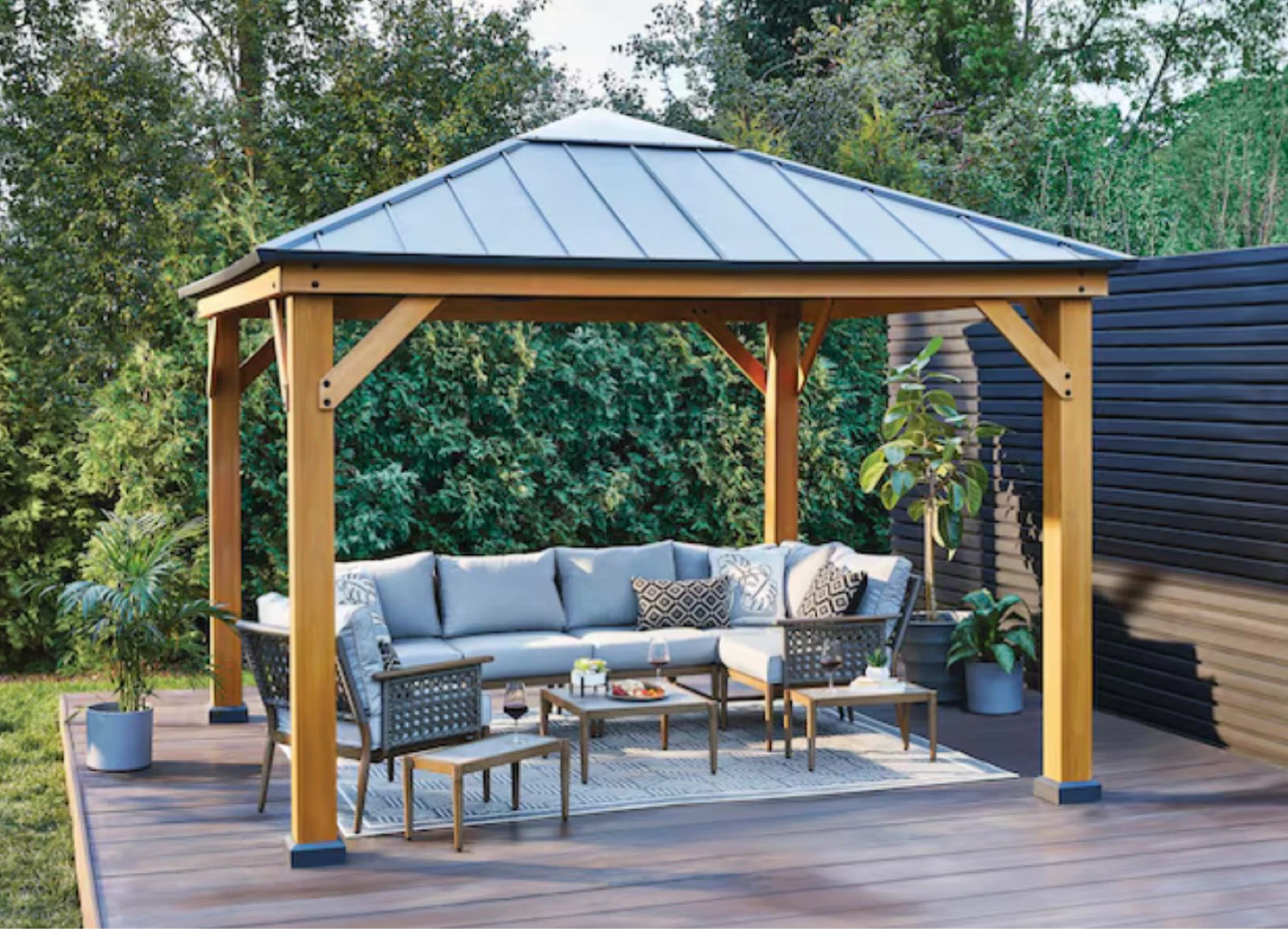 New CANVAS Kingsmere Single Tier Gazebo, 10-ft x 10-ft - photo 2
