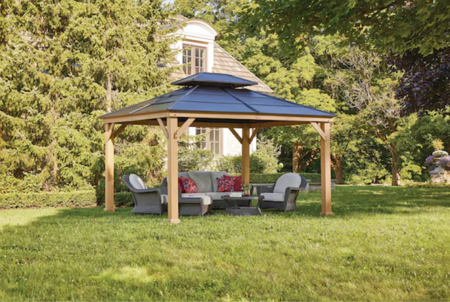 New CANVAS Collingwood Outdoor Hard-Top Gazebo, 10-ft x 12-ft - photo 3