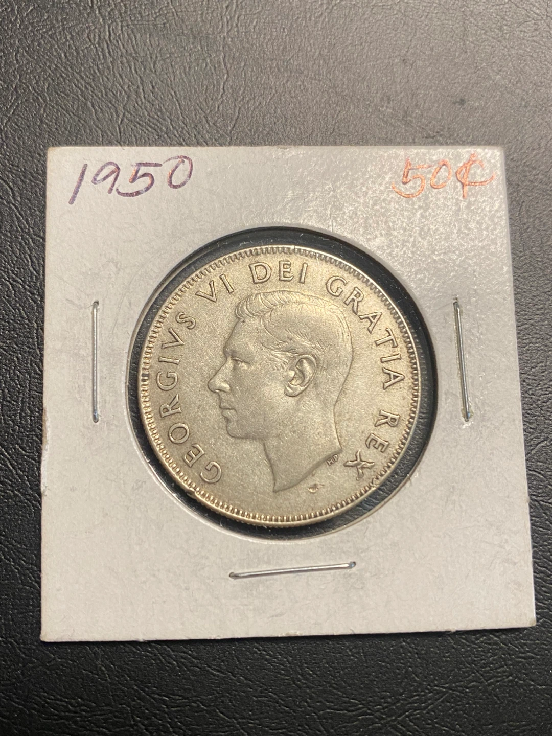 1950 Canada 50 Cent Coin - photo 2