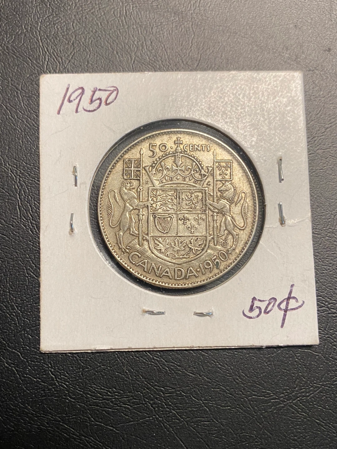 1950 Canada 50 Cent Coin