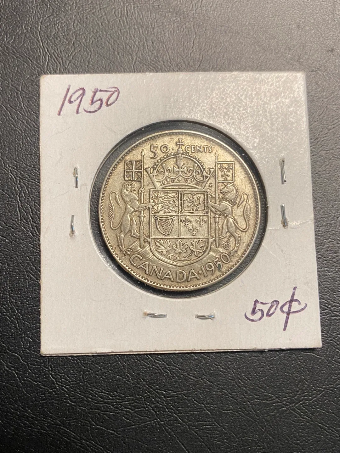 1950 Canada 50 Cent Coin