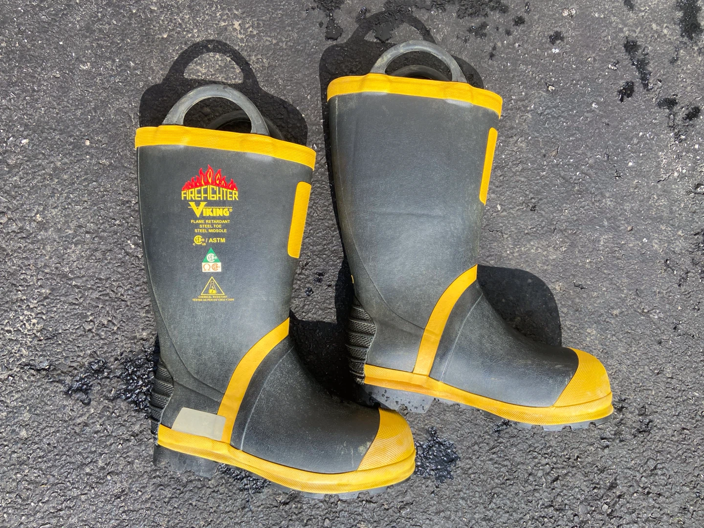Viking Firefighter boots men’s 8 and 10