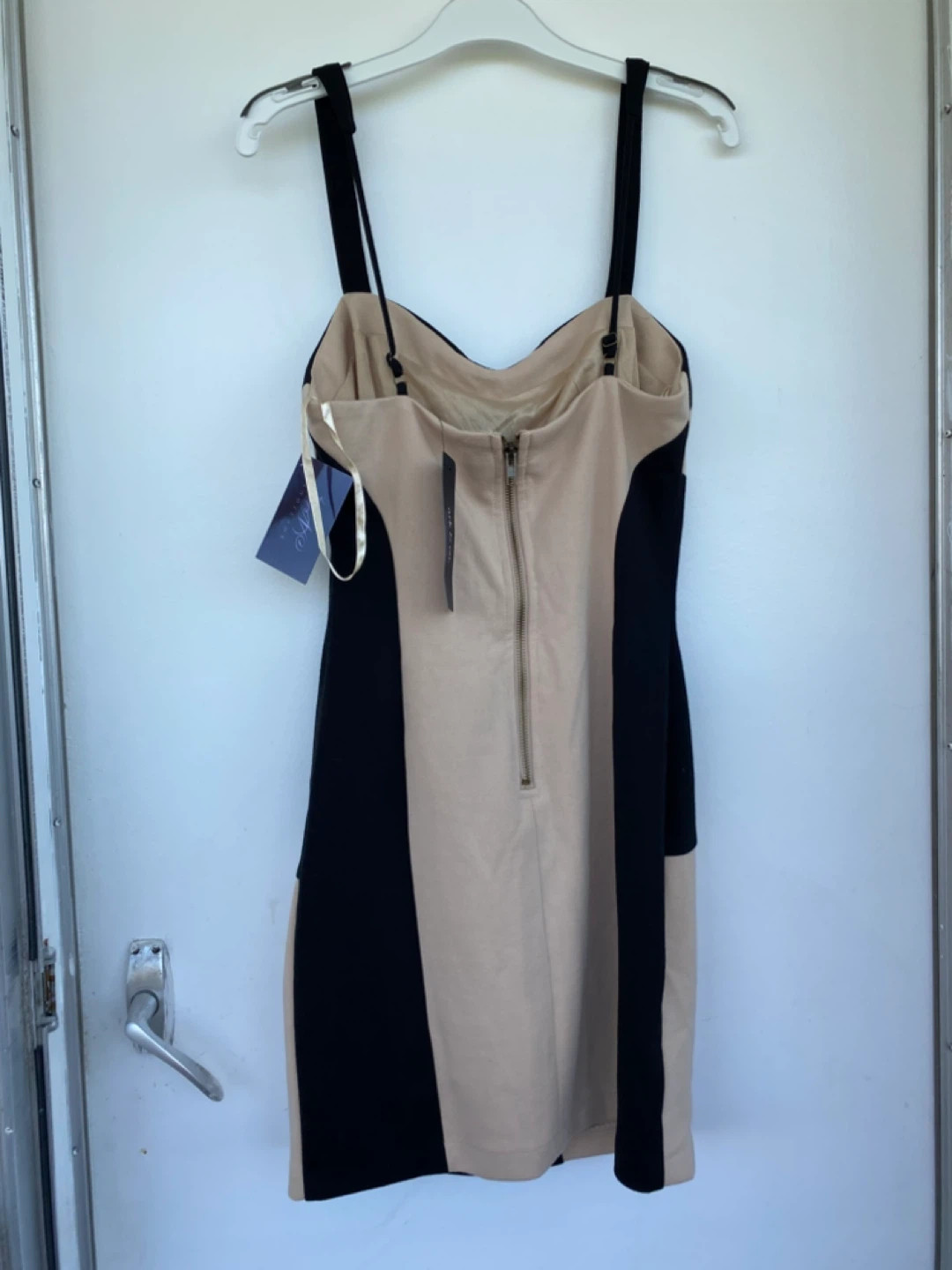 New Black and Tan Bodycon Dress - photo 2