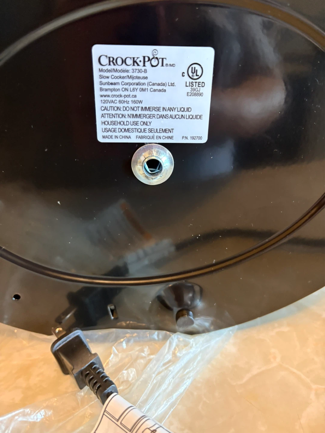 Crock-Pot Slow Cooker 3730-B - photo 5