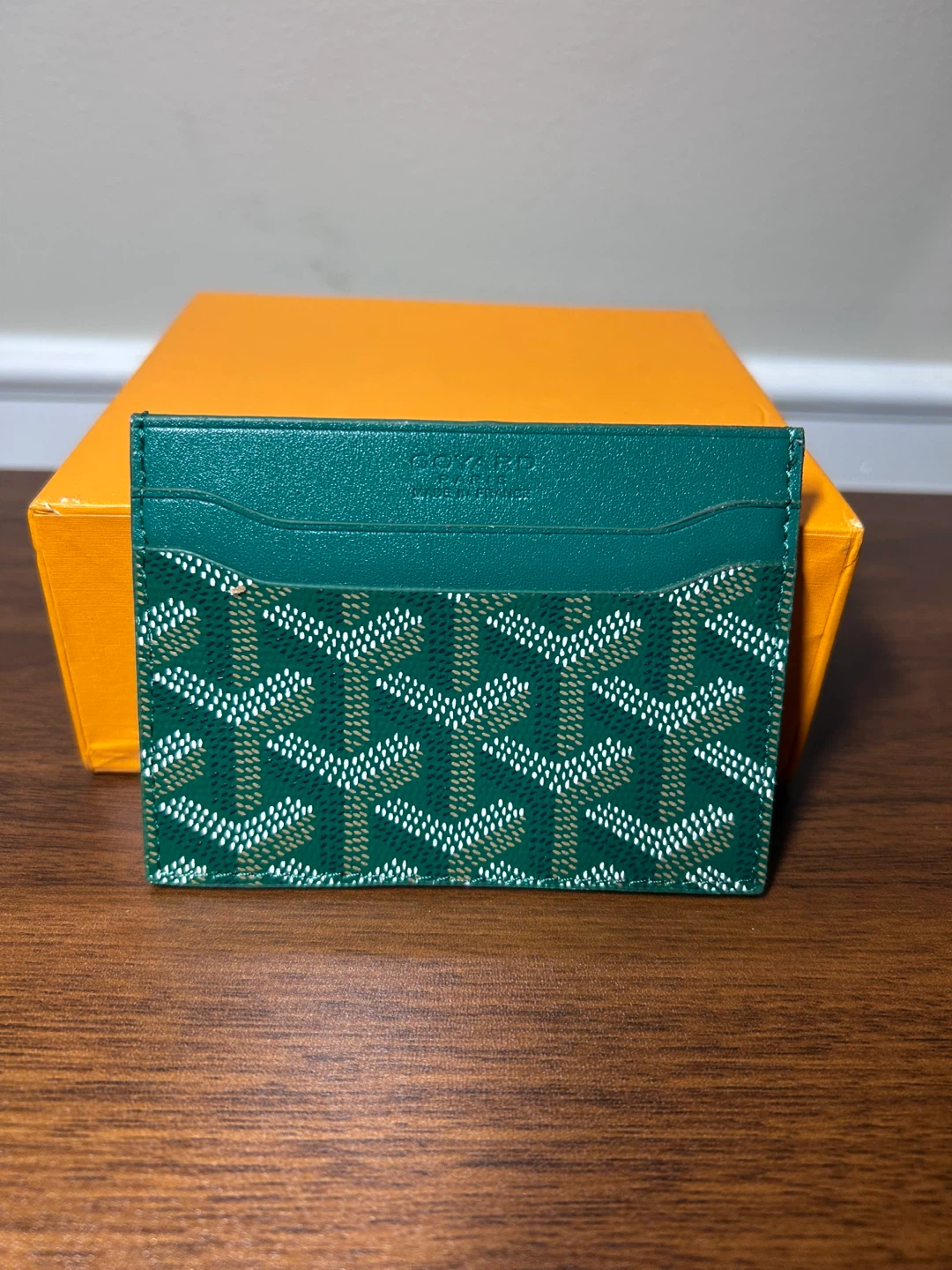 Goyard Green Card Holder