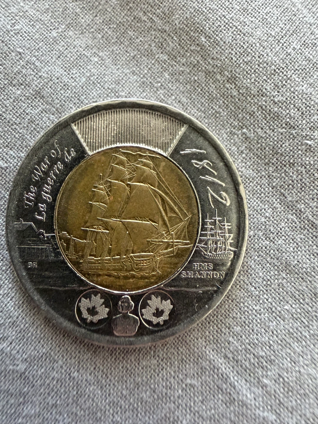 2012 Canada 2 Dollar Coin - War of 1812