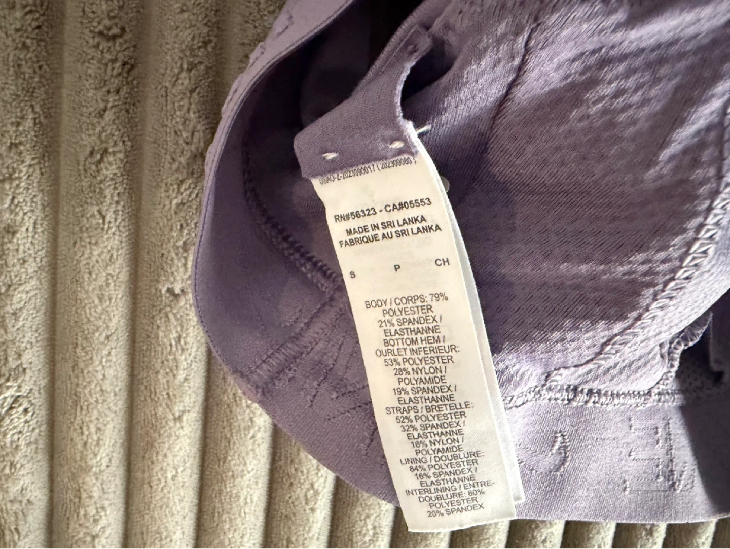 Nike Sports Bra - Size S - Lilac - photo 3
