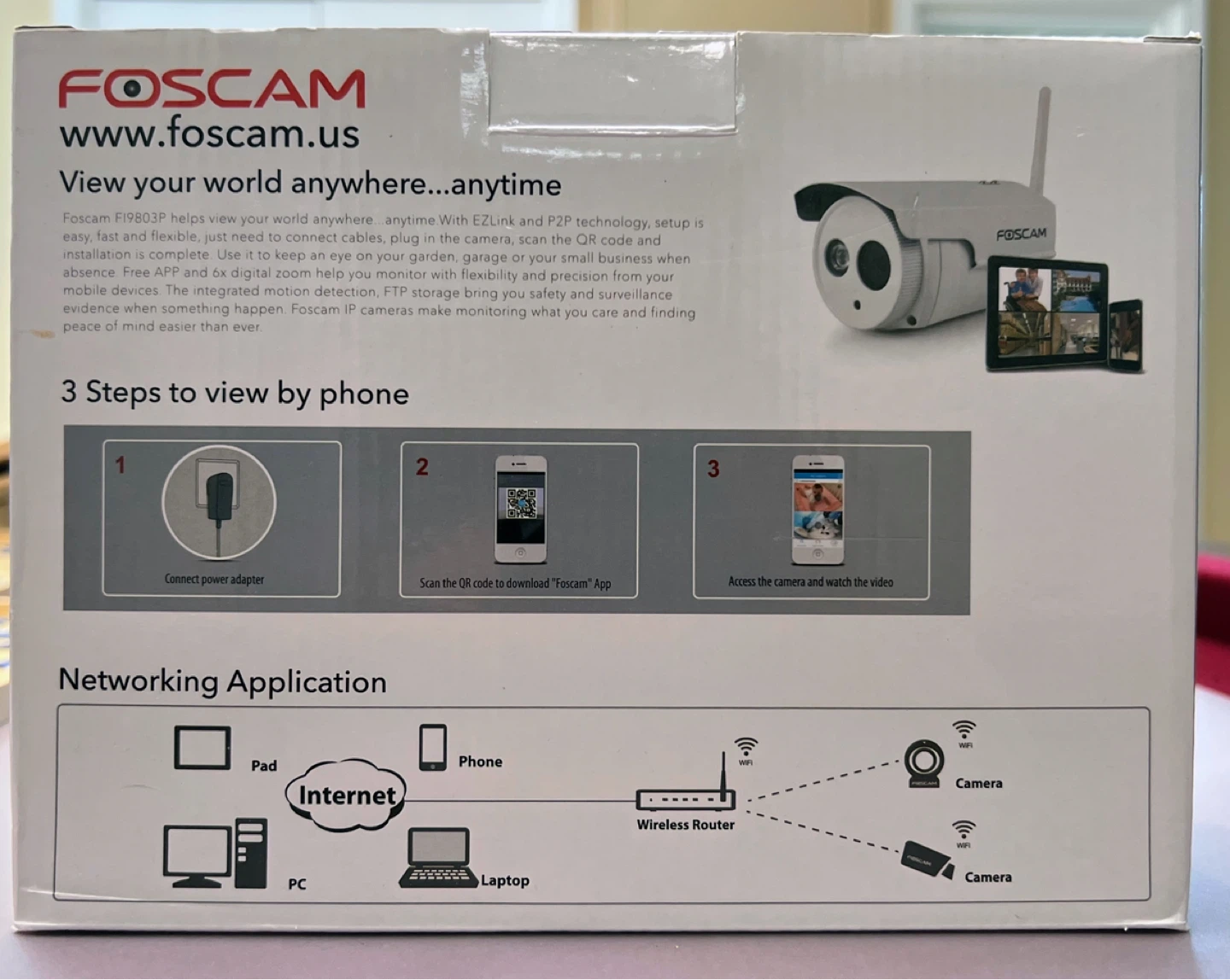 Foscam FI9803P Wireless IP Camera - photo 2