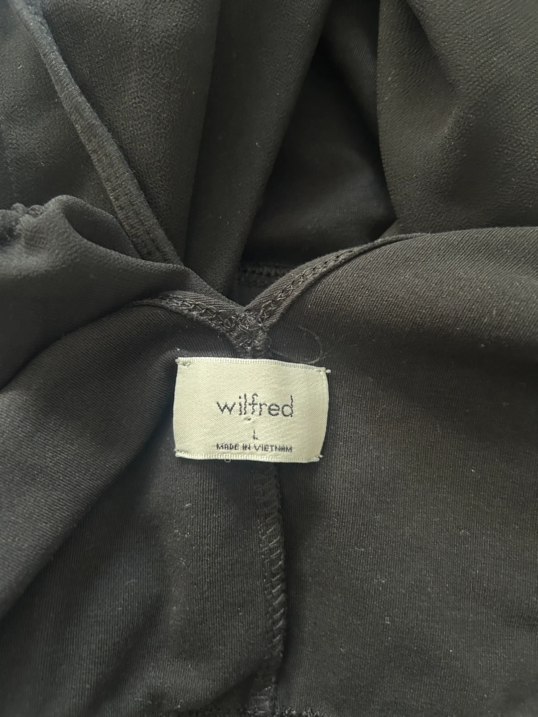Wilfred Black Sheer Sleeve Bodysuit - Size L - photo 2