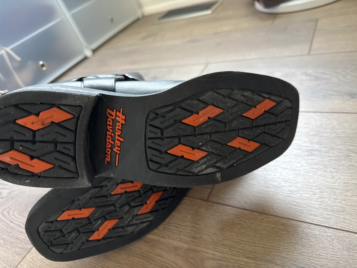 Harley-Davidson Black Leather Motorcycle Boots - photo 3