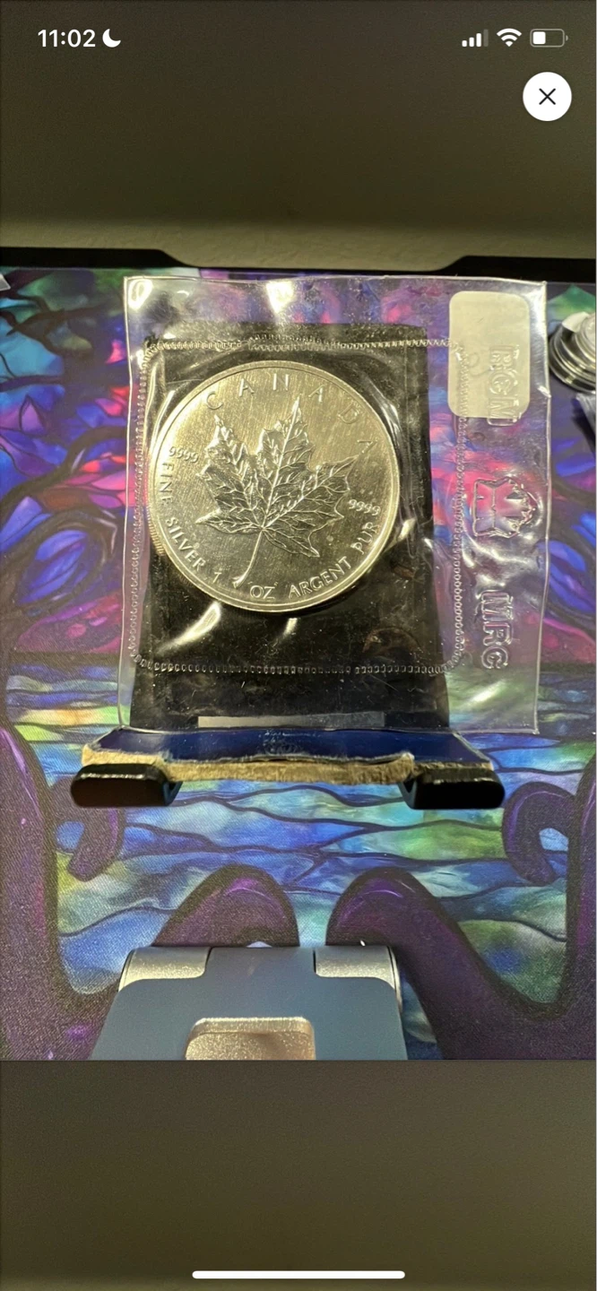 1989 1oz Silver 5$ coin