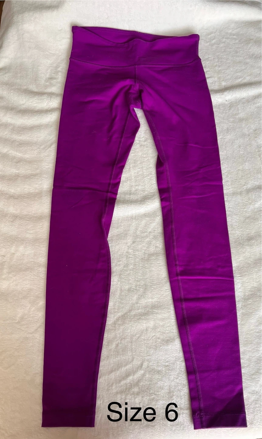 Lululemon Purple Leggings Size 6