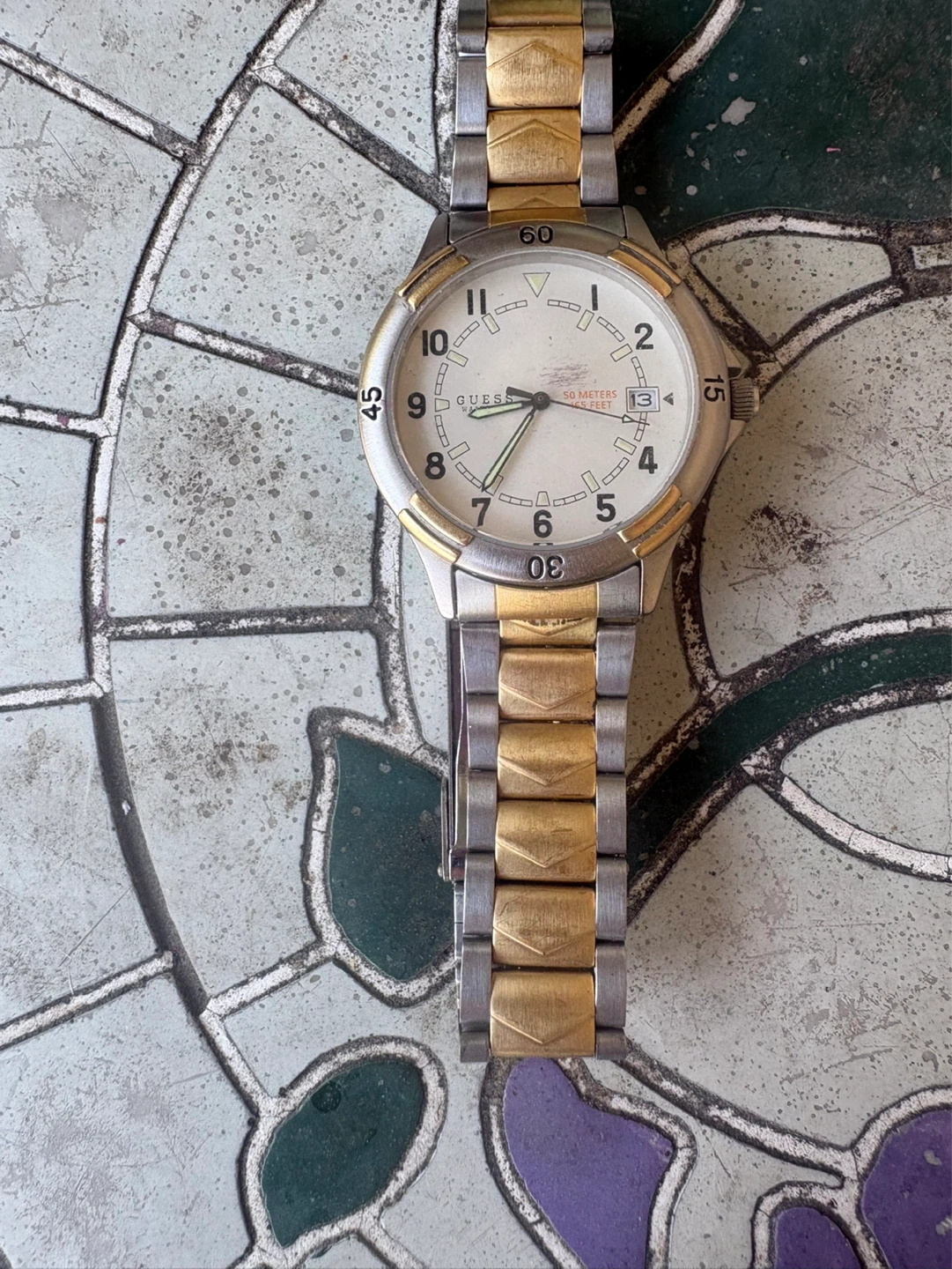 Guess Two-Tone Watch