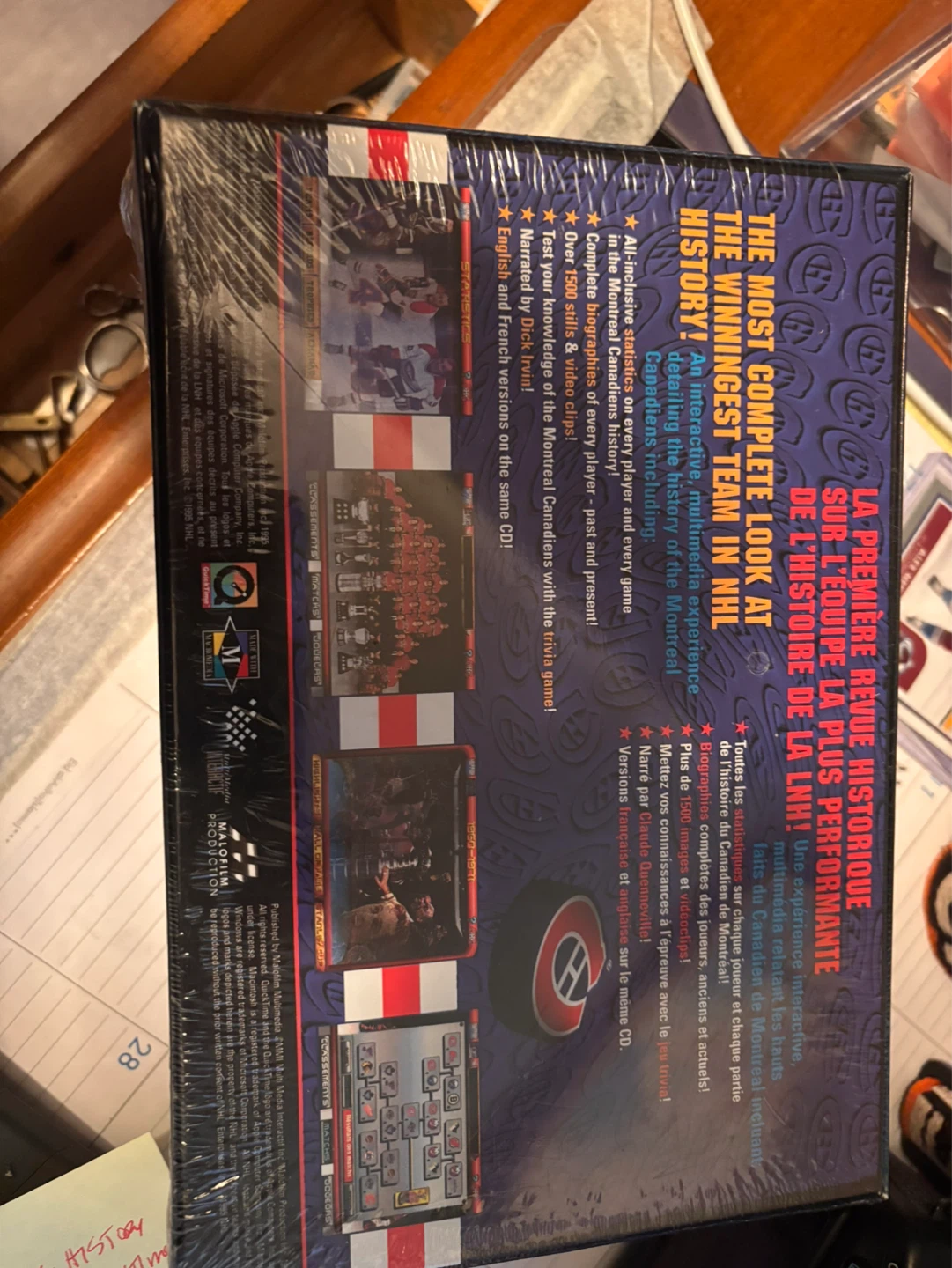 The History of the Montreal Canadiens 1909-1995 CD-ROM