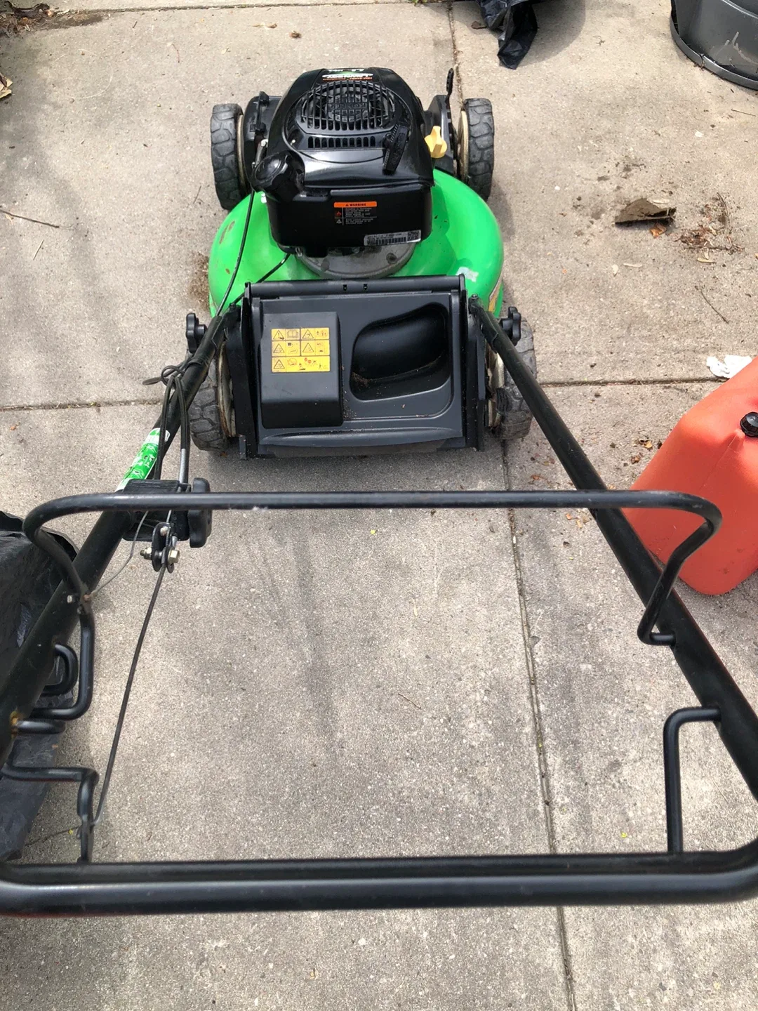 AWD Lawnboy 6.5 hp with rear bag - photo 2