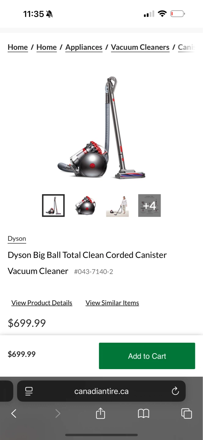 Dyson Big Ball Turbinehead Vacuum Cleaner - photo 3