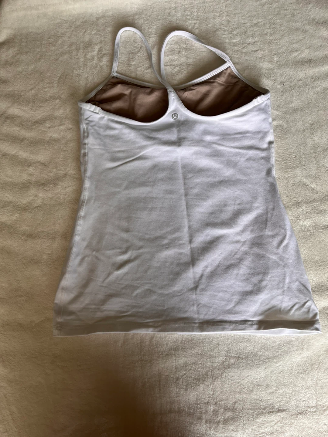 Lululemon White Tank Top Size 10 - photo 2