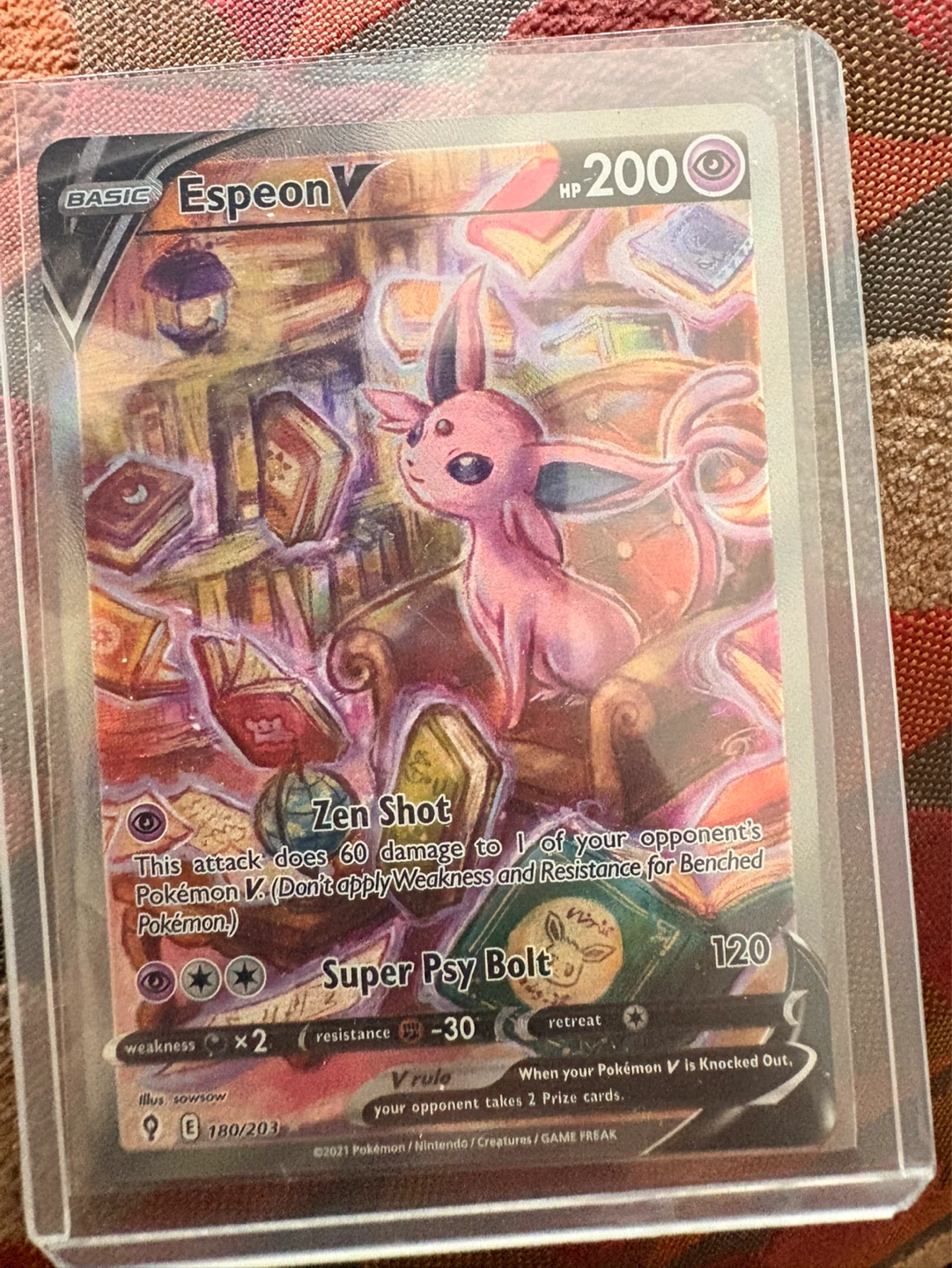 Espeon V Pokémon Card
