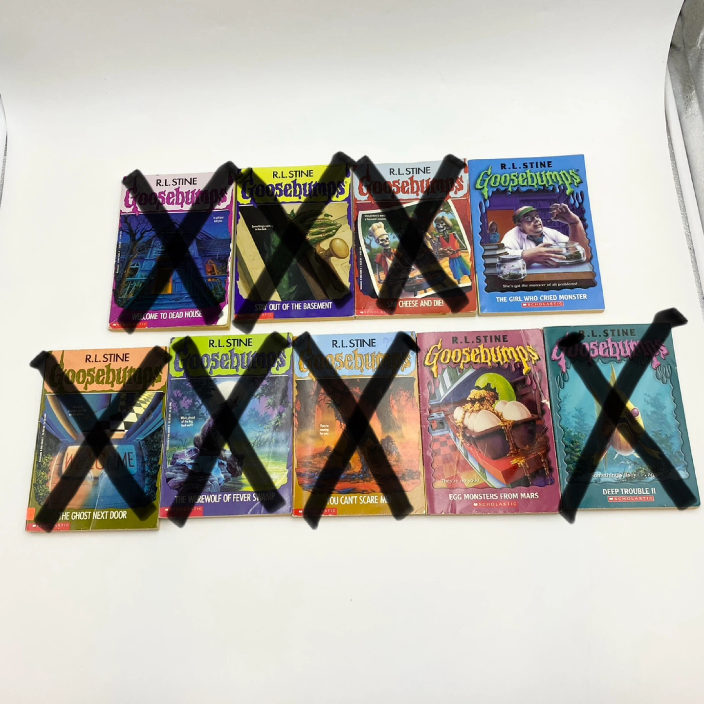 Vintage Goosebumps Books $5 Each