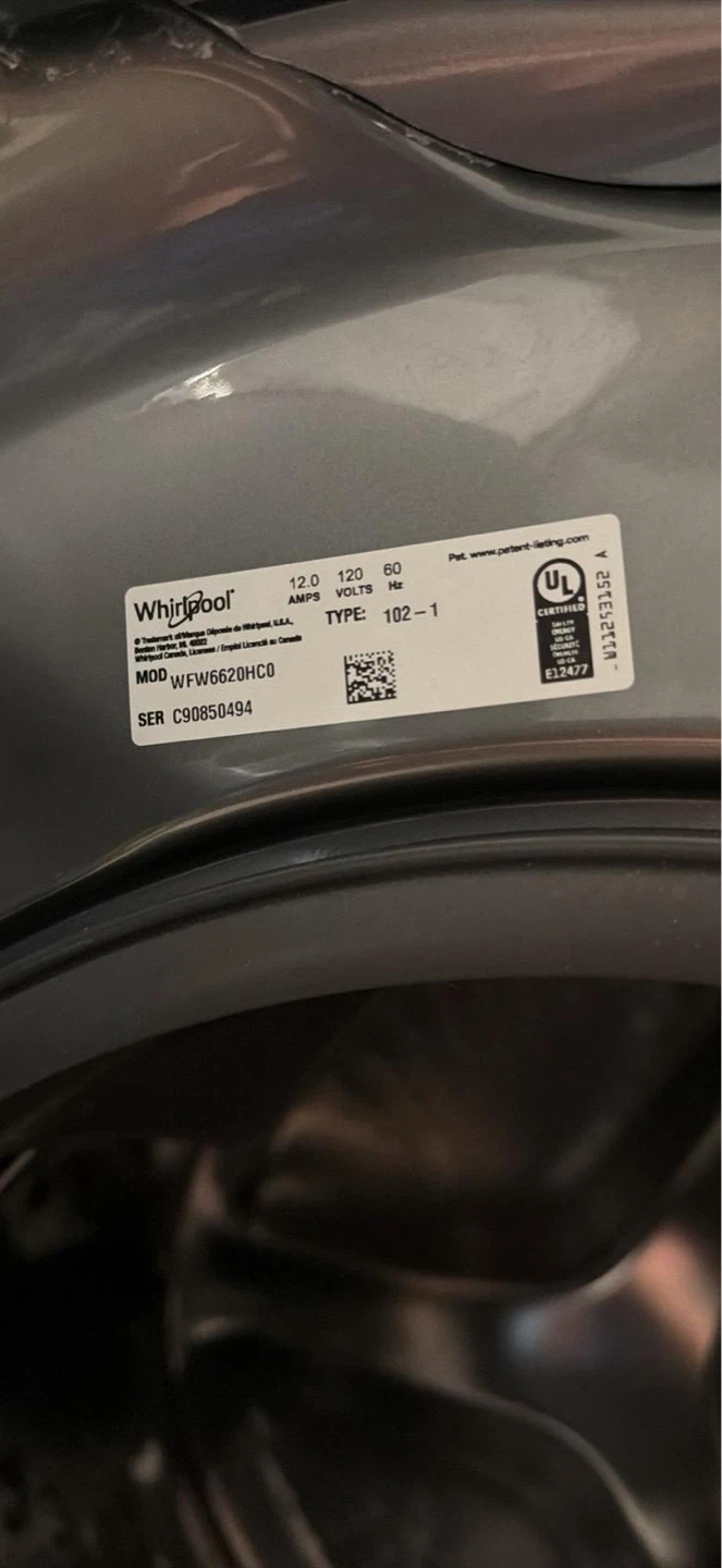 Whirlpool Front Load Washing Machine WFW6620HC0 - photo 2