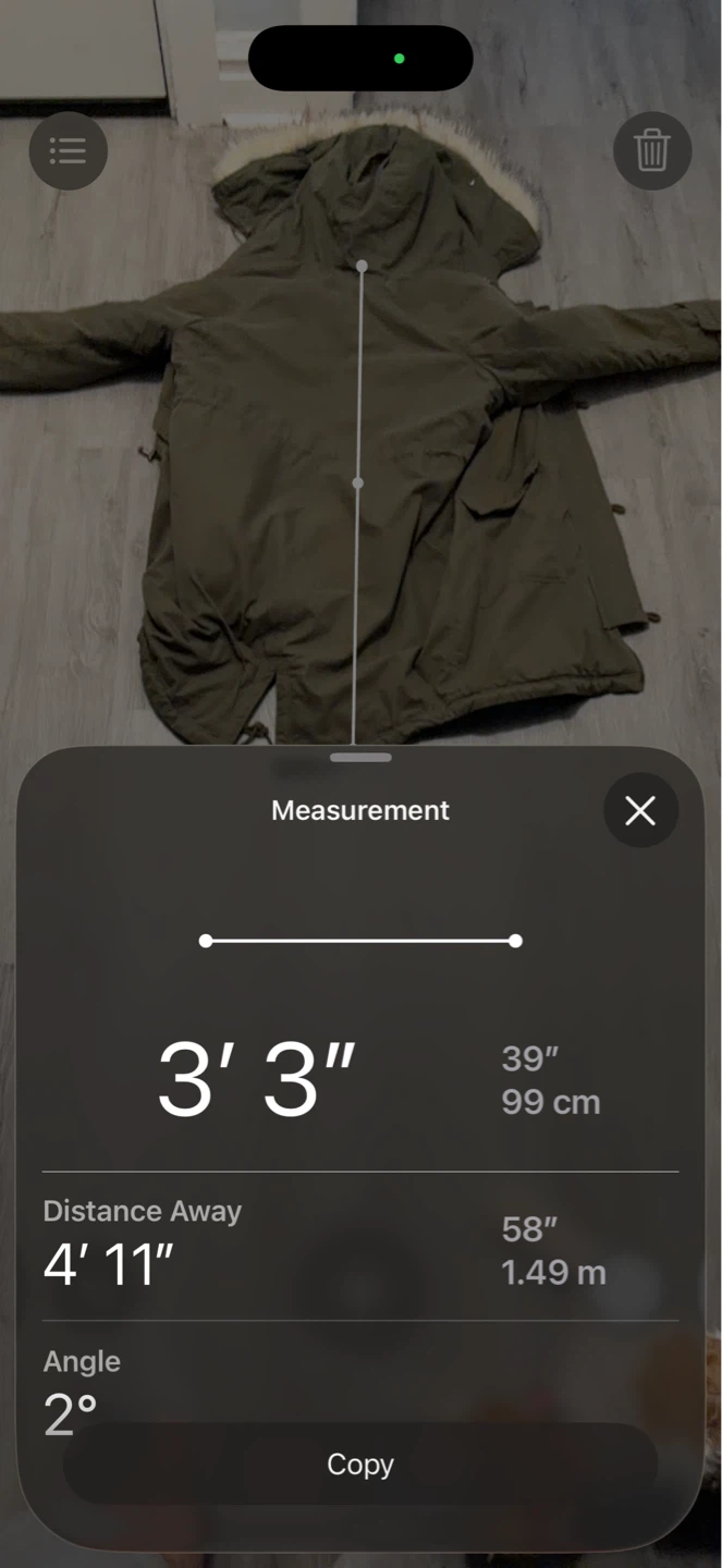 Olive Green Parka Jacket with Fur Hood - photo 5
