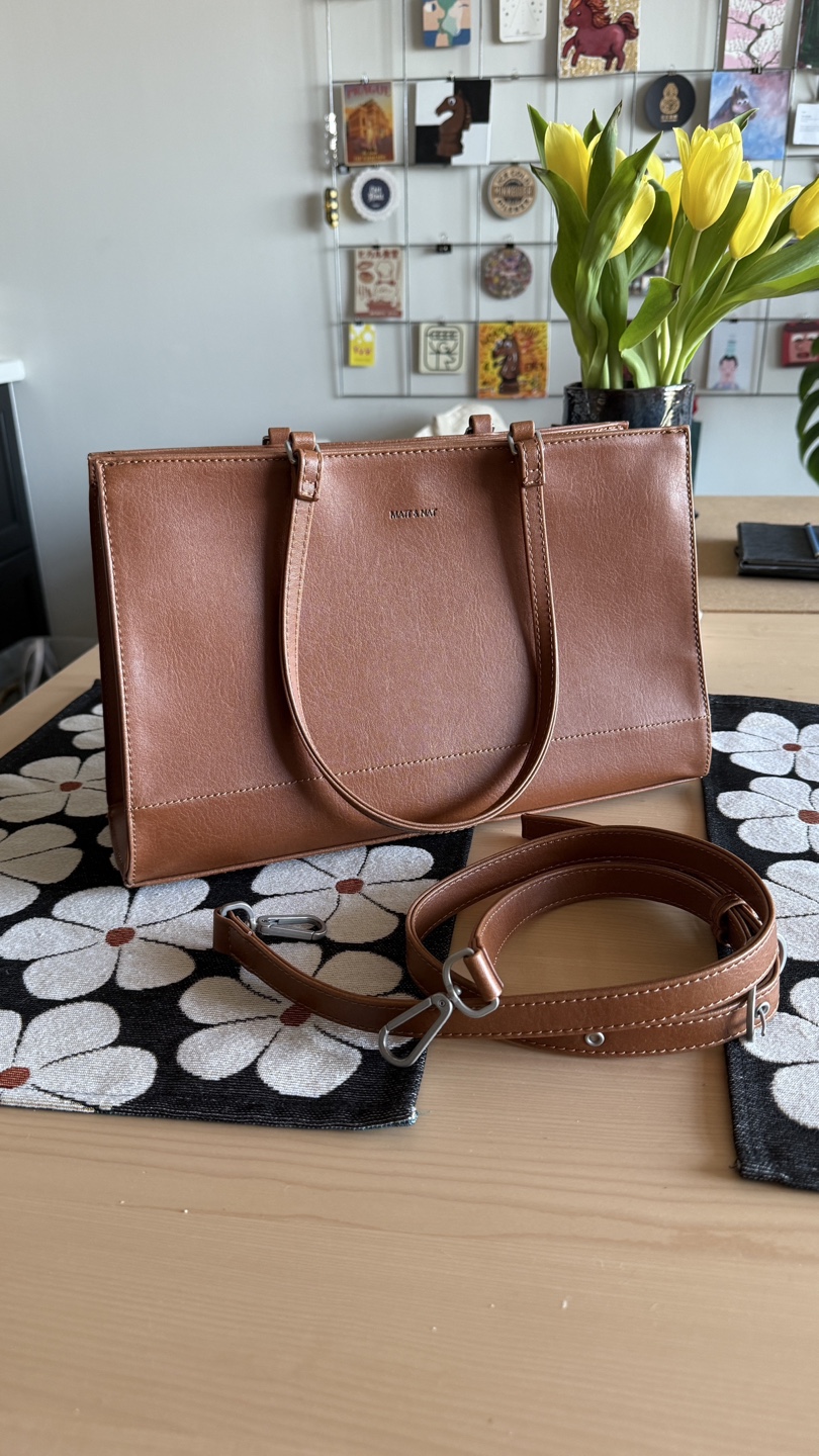 MAT & NAT Brown Vegan Leather Bag - photo 2