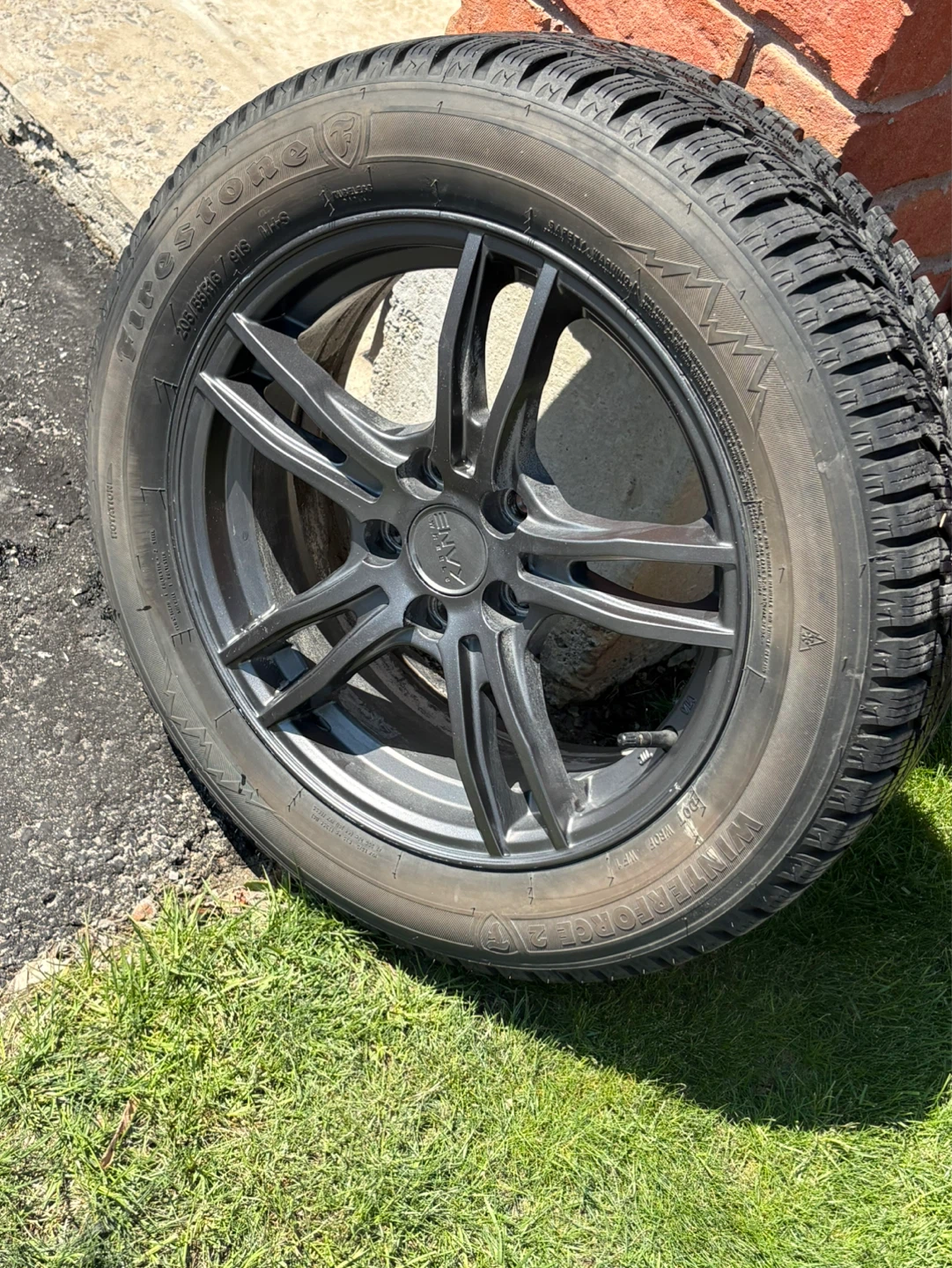 Envy 546GM EV-5 Wheels with Firestone Winterforce Tires