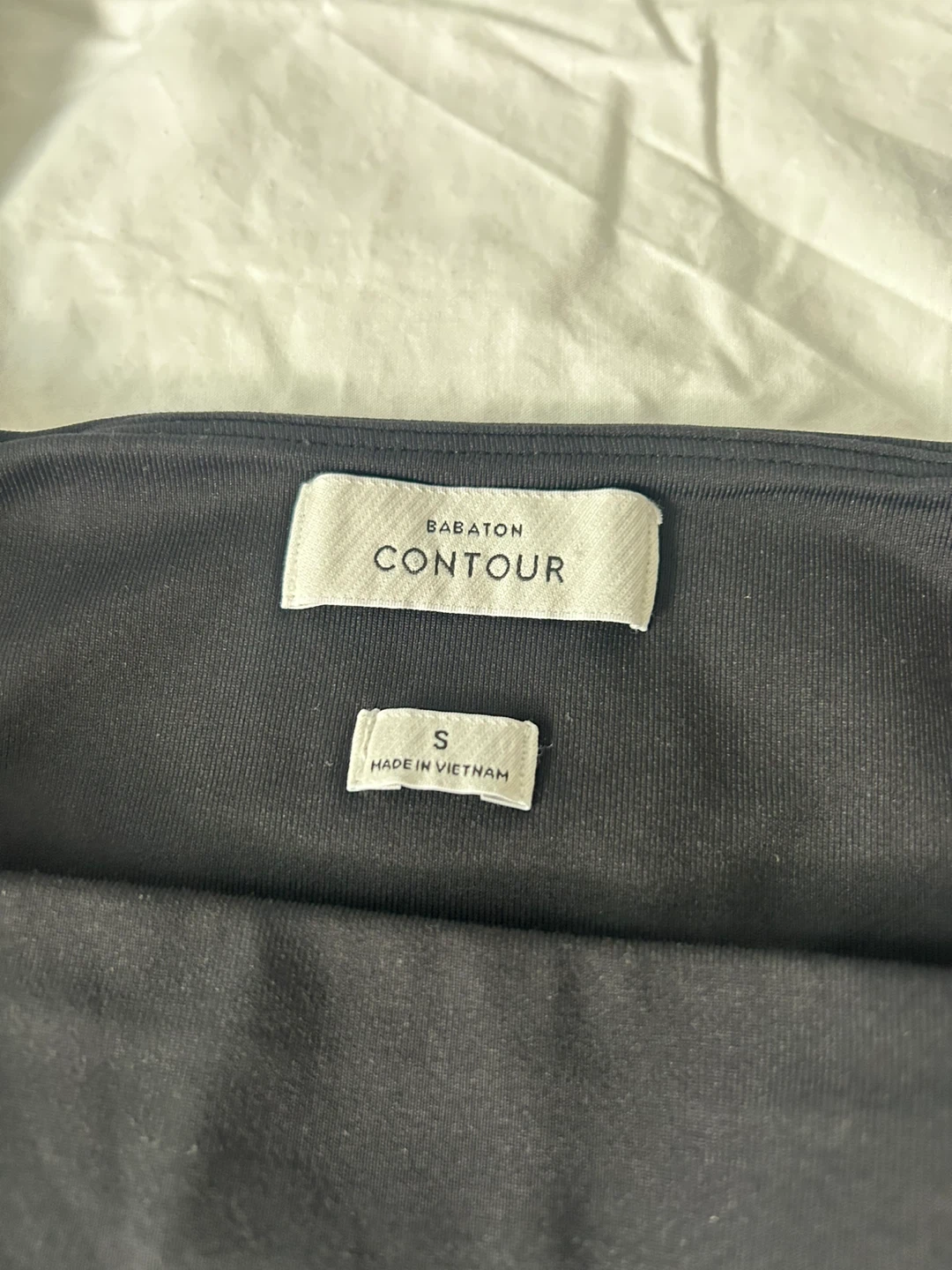 Babaton Contour Squareneck Long Sleeve Top Black Size S - photo 2