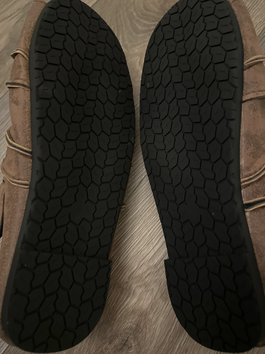 Brown Faux Leather Gladiator Sandals - photo 2
